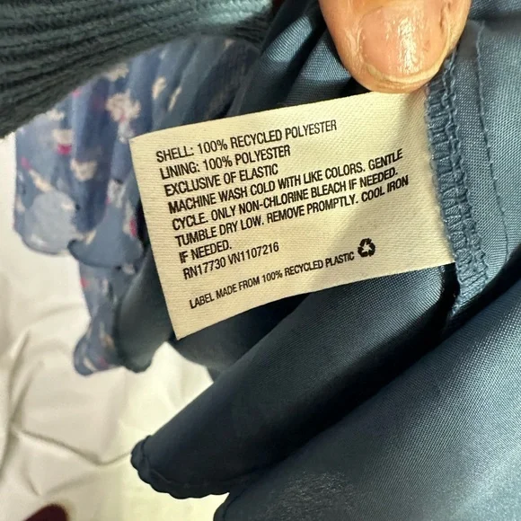 Maternity Dusky Blue Floral 90’s Maxi Dress V Neck Wedding Guest Cottagecore - Picture 4 of 4